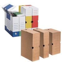 Cartonia Archivboxen Archivbox Eco Box Farbs. 8st. für lose Dokumente 8, 3 x 34, 0 x 25, 2 cm