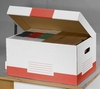 Cartonia Archivcontainer Container-Klappd.Box rot 10St für individuelle Aufbewahrung 54, 8 x 36, 4 x 26, 8 cm