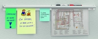 Catch-ball Klemmleiste Infobord Power-GRIP 1m silber 100 cm silber selbstklebend,  Wandmontage