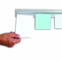 Catch-ball Klemmleiste Infobord Power-GRIP 50cm silbe 50 cm silber selbstklebend,  Wandmontage