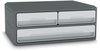 cep Schubladenboxen cep Modul 3Schübe grau 1090216361 37, 0 x 27, 5 x 14, 6 cm