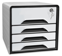 cep Schubladenboxen Smoove Secure 1073110121 DIN A4 28, 8 x 36, 0 x 27, 1 cm
