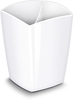 cep Stiftehalter Köcher Riviera polarweiß 7, 8 x 7, 4 x 9, 5 cm weiß
