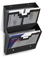 cep Wandprospekthalter Wand-Prospekthalter schwarz DIN A4 1-Fach Schwarz