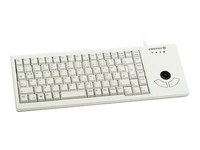 CHERRY G84-5400 kabelgebundene Tastatur mit Trackball (USB,  hellgrau)