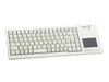 CHERRY G84-5500 kabelgebundene Tastatur mit Touchpad (USB,  hellgrau)