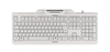 CHERRY KC 1000 SC kabelgebundene Tastatur mit Kartenlesegerät (USB,  hellgrau)