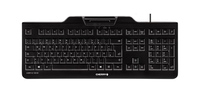 CHERRY KC 1000 SC kabelgebundene Tastatur mit Kartenlesegerät (USB,  schwarz)