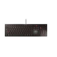 CHERRY KC 6000 SLIM kabelgebundene Tastatur (USB,  schwarz)