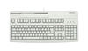 CHERRY MultiBoard V2 G80-8000 kabelgebundene Tastatur mit Kartenlesegerät (USB,  hellgrau)
