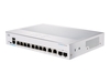 Cisco Business 10-Port Switch 350-Series 8x 1G PoE+ + 2x Kombi-SFP L3 managed 67W PoE rackmontierbar (CBS350-8P-2G-EU)