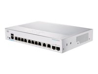 Cisco Business 10-Port Switch 350-Series 8x 1G PoE+ + 2x Kombi-SFP L3 managed 67W PoE rackmontierbar (CBS350-8P-2G-EU)