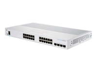 Cisco Business 28-Port Switch 250-Series 24x 1G + 4x SFP L3 smart managed rackmontierbar