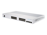 Cisco Business 28-Port Switch 250-Series 24x 1G PoE+ + 4x SFP L3 smart managed 100W PoE rackmontierbar (CBS250-24PP-4G)