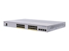 Cisco Business 28-Port Switch 250-Series 24x 1G PoE+ + 4x SFP+ L3smart managed 195W PoE rackmontage
