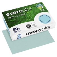 Clairefontaine Recyclingpapier CF Evercolor hellblau A4,  80g DIN A4 80 g/m²