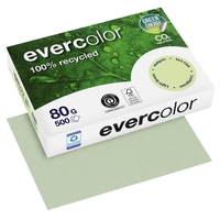 Clairefontaine Recyclingpapier CF Evercolor hellgrün A4,  80g DIN A4 80 g/m²