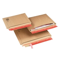 ColomPac Kartonversandtaschen braun für DIN C4 - 20 Stück