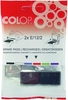 COLOP Ersatzstempelkissen COLOP Ersatzkissen rt/bl,  2St. 5, 5 x 0, 8 cm Blau