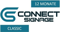 connectSignage CLASSIC Cloud Lizenz 12 Monate Digital Signage Software