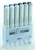 COPIC® Layoutmarker Copic Sketch 12er Grau Set CG 1.0 + 6.0 mm Mehrfarbig