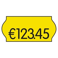 CreenLine Preisauszeichner-Etiketten CL Etikett., perm., gb, 26x12, 18x 26, 0 x 12, 0 mm leuchtend gelb