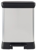 curver Mülleimer DECOBIN DUO Abfallei 10+18l sm 10, 0 + 18, 0 l Silber