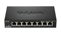 D-Link DGS-108 8-Port Gigabit Desktop Switch mit Metallgehäuse (DGS-108/E)