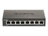 D-Link DGS 1100-08V2 - Switch - Smart - 8 x 10/100/1000 - Desktop - AC 100/240 V