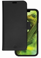 dbramante1928 Lynge - Leder Flip-Case für Apple iPhone 14 Pro in Schwarz