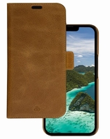dbramante1928 Lynge - Leder Flip-Case für Apple iPhone 14 Pro Max in Braun