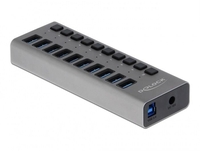 Delock - Hub - 10 x SuperSpeed USB 3.0 - Desktop