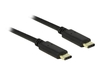 DeLOCK - USB-Kabel - USB-C (M) bis USB-C (M) - USB 2.0 - 3 A - 2 m