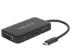 DeLOCK Adapter USB Type-C zu VGA / HDMI / DVI / DisplayPort