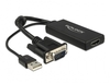 DeLOCK Adapter VGA zu HDMI Adapter mit Audio 25cm