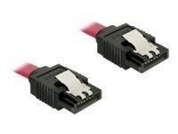 Delock Cable SATA - SATA-Kabel - Serial ATA 150/300/600 - SATA (W) zu SATA (W) - 70 cm - eingerastet,  gerader Stecker