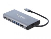 DeLOCK Dockingstation USB Type-C 3.1 zu HDMI / DisplayPort / SD / Gigabit LAN / USB 3.0 Type-A