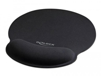 DeLOCK Ergonomisches Mauspad mit Handballenauflage schwarz