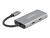 DeLOCK Externer USB 3.2 Gen 2 USB Type-C Hub mit USB Typ-A / USB Type-C