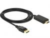 DeLOCK Kabel DisplayPort 1.2 zu High Speed HDMI-A 2m