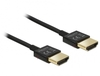 DeLOCK Kabel High Speed HDMI mit Ethernet 2m Slim High Quality