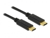 DeLOCK Kabel USB 2.0 Type-C Stecker zu USB 2.0 Type-C Stecker 3m