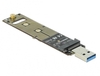 DeLOCK Konverter USB 3.1 Gen 2 zu M.2 NVMe PCIe SSD