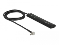 DeLOCK LTE Antenne TS-9 Stecker 90° omnidirektional starr mit Klebemontage