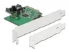 DeLOCK PCI Express Card zu 1x intern USB 3.2 Gen 2 Key A 20 Pin Buchse