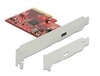 DeLOCK PCI Express x4 Card zu 1x extern SuperSpeed USB 20 Gbps Type-C Buchse