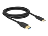 Delock SuperSpeed USB (USB 3.2 Gen 1) Kabel Typ-A zu USB Type-C™ 2 m