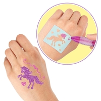 DEPESCHE Gelschreiber TattooGlitzer Ylvi Gelst. 3St. 1.0 - 2.0 mm Mehrfarbig