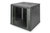 Digitus 12HE 19"-Wandgehäuse Dynamic Basic Serie RAL 9005 schwarz