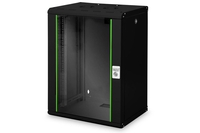 Digitus 16HE 19"-Wandgehäuse Unique Serie RAL 9005 schwarz